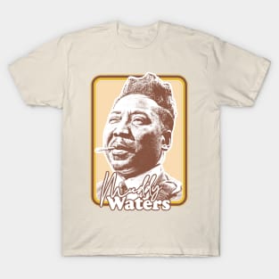 Muddy Waters / Vintage Style Fan Art Design T-Shirt